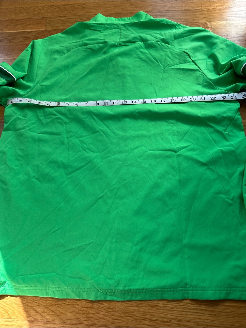 Nike Men’s Full-Zip Windbreaker Jacket Green NWT Size XL running - Picture 7 of 9